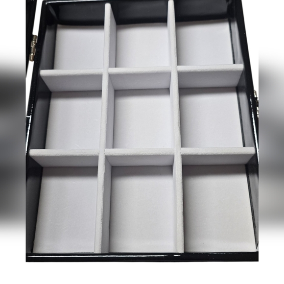 Nora Fleming Black Glossy Mini Charns M4 Display Storage Case - Picture 6 of 11